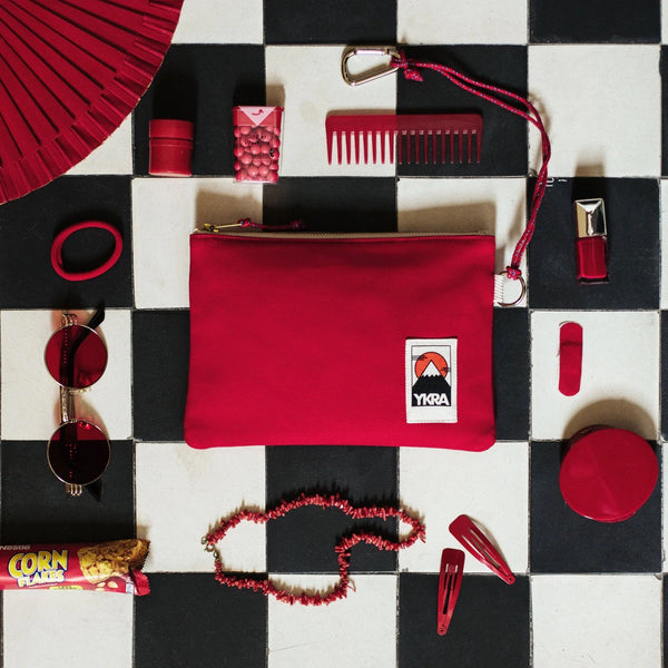 YKRA Pouch Red Stofftasche rot