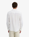 Colorful Standard Optical White Leinenhemd Herren weiss