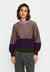 Selfhood Rib Block Knit BBurgundy Damen Strick Pullover burgunder