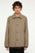 Elvine Ciaran Wool Coat Herren Winterjacke Wolle beige