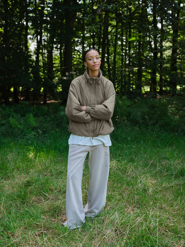 Embassy of Bricks and Logs Nala Pale Olive Jacke Damen beige