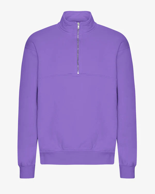 Colorful Standard Quarter Zip Pullover Ultra Violett