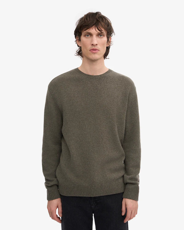Colorful Standard Classic Merino Wool Pullover Dusty Olive Grün