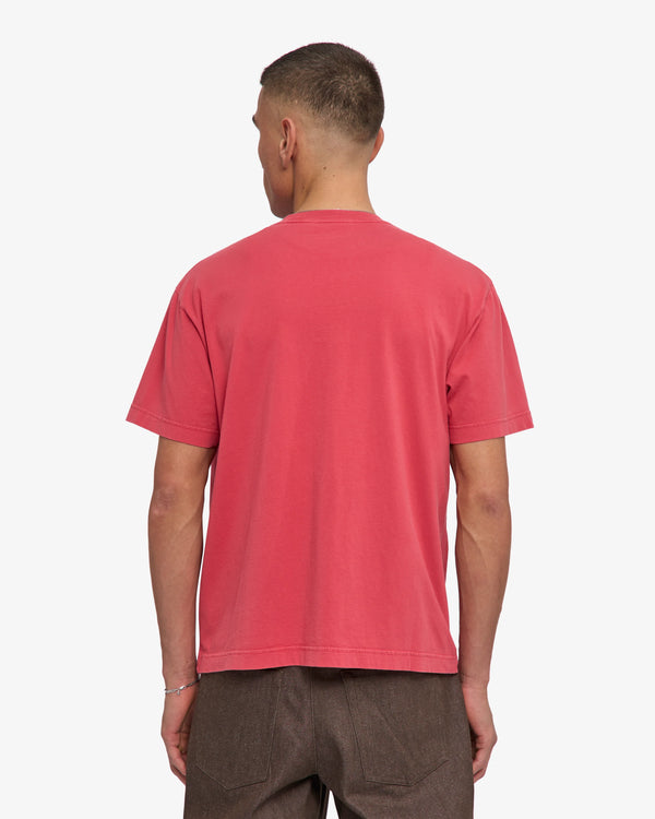 Colorful Standard Oversized T-Shirt Faded Red Herren rot