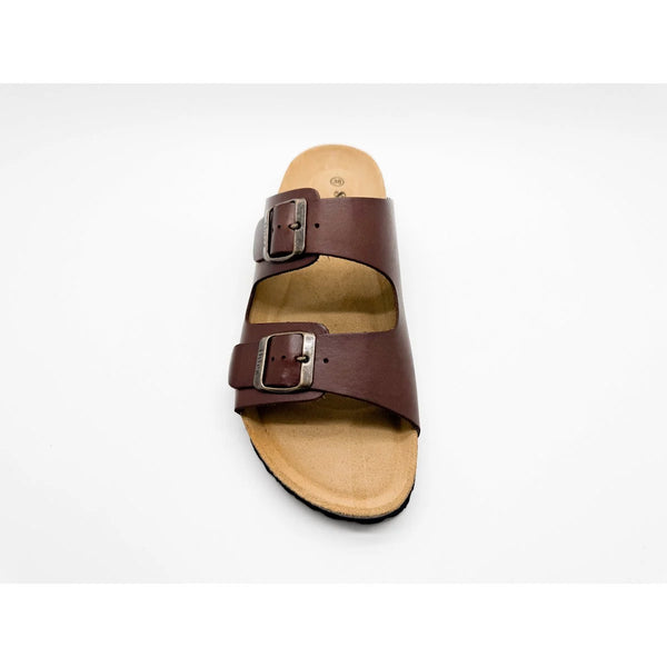 Thies Eco Leder Riemen Sandalen Dark Brown
