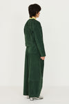 SKFK Naiare Jacket Dark Green Damen Cropped Jacke Bio Baumwolle grün