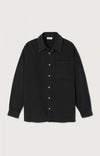 American Vintage Lycaz Vintage Darkness Overshirt Herren schwarz