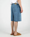 Wemoto Blue Denim 5-Pocket Shorts Herren blau
