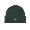 Obey Future Beanie Embroidered Logo Mütze unisex Botanical Garden grün