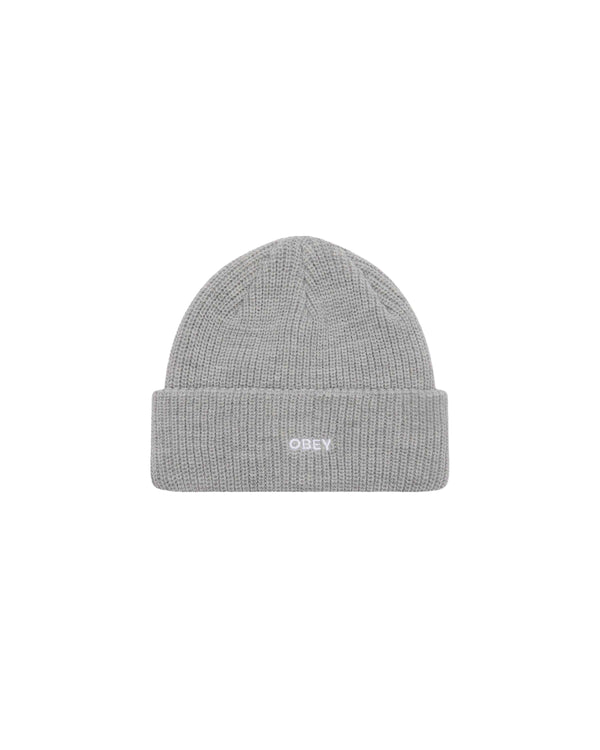 Obey Future Beanie Embroidered Logo Mütze unisex grau