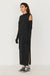 SKFK Agate Dress Dark Green Damen Maxi Kleid Merino dunkelgrün