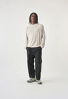 Cleptomanicx Parchment Chaser Sweater Herren creme