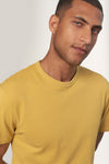 About Companions Liron Pique T-Shirt Herren gelb