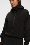 Elvine Disa Black Damen Wasserdichte Jacke Kapuze schwarz