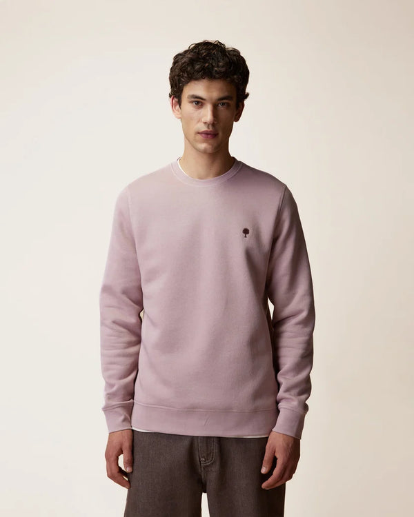 Faguo Donzy Sweatshirt Mauve Herren Pullover Crewneck rosa