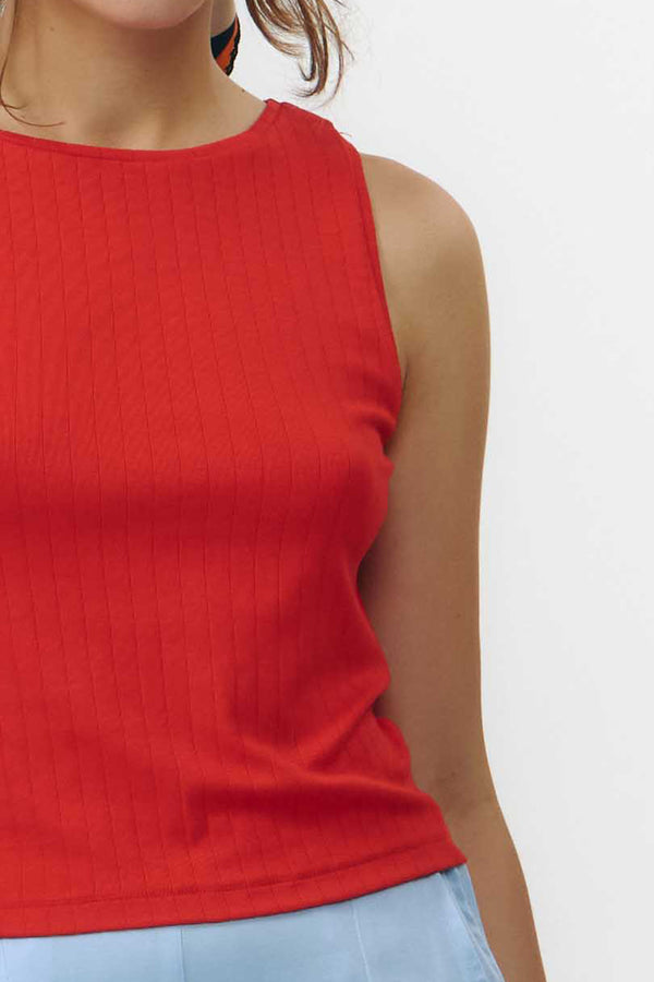 Suite 13 Mino Top Red Damen Sleeveless Shirt rot