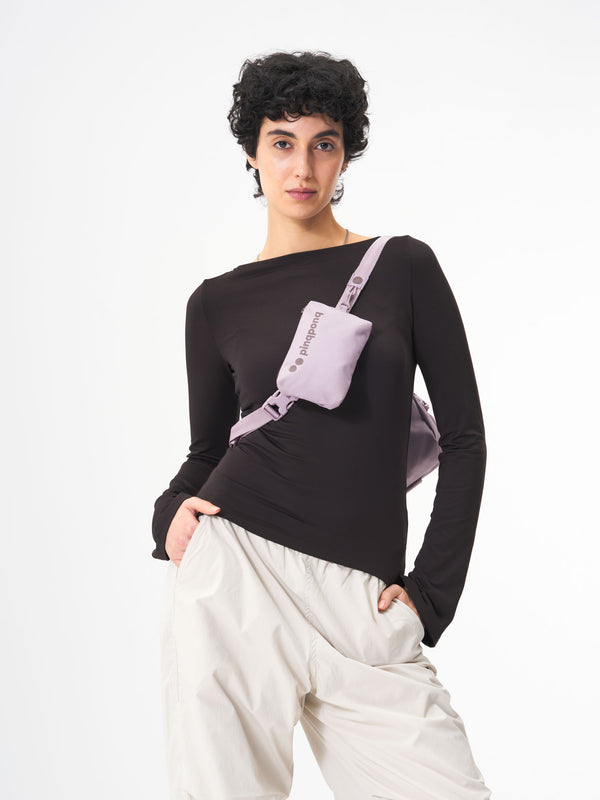 pinqponq Aksel Construct Lilac Hüfttasche Crossbody Bag unisex flieder