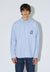 Dr. Denim Wes Shirt Hemd Gestreift Herren Hellblau