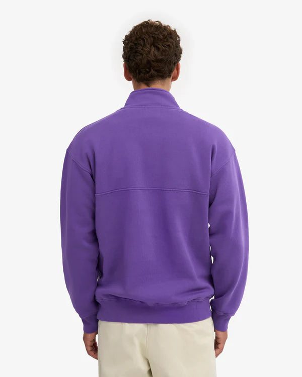 Colorful Standard Quarter Zip Pullover Ultra Violett