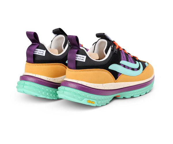 Genesis G-Machu Sneaker Suede Schuhe Mustard-Purple-Black