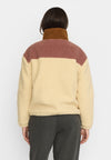 Selfhood Block Teddy Lightbrown Damen Teddyjacke braun