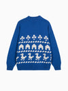 Bobo Choses Farm Oversize-Pullover Jaquard Damen blau