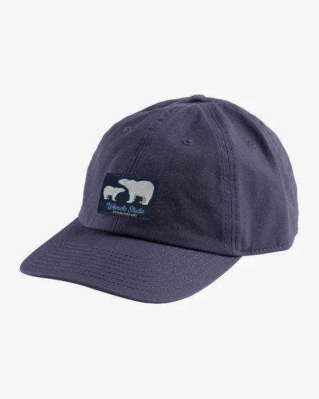 Wemoto Cotton Twill 6-Panel Cap Ice Navy Blue Dunkelblau