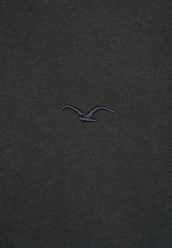 Cleptomanicx Blue Graphite Ligull Boxy Tee T-Shirt Herren dunkelgrau