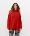 Suite 13 Nun Jumper Damen Strick Pullover rot