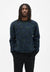 Cleptomanicx Scribbles Knit Black Crewneck Pullover Herren schwarz
