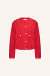 By-Bar Maggie Zip Jacket Jacke rot