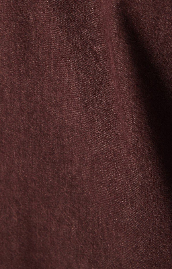 American Vintage Oshow raisin Jeansjacke Unisex bordeaux