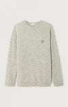 American Vintage Pullover Vito Herren hellgrau meliert