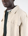 Wemoto Cotton Twill Worker Shirt Hemd Herren beige
