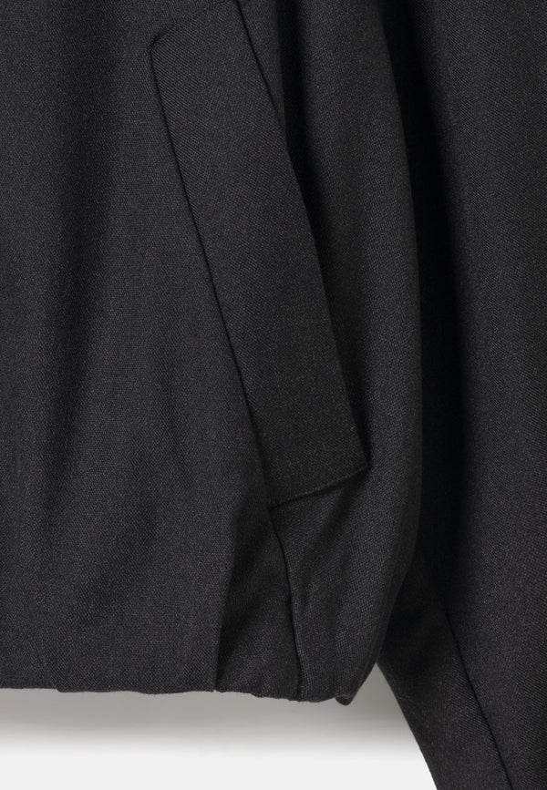 Elvine Enya Overshirt Black Melange Damen Jacke Blouson schwarz