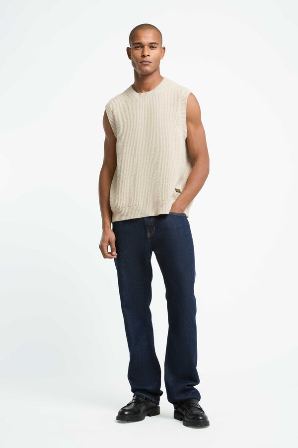 Kings of Indigo Natural Stretch Rinse Iskander Jeans Herren dunkelblau
