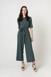 Lovjoi Staine Halfsleeve Mear Green Jumpsuit Damen Einteiler grün