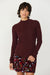 SKFK Anuket LS Shirt GOTS Chocolate Damen Longsleeve braun