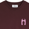 Bask in the Sun Look Tee Wine Herren T-Shirt Relaxed Fit weinrot