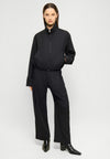 Elvine Admira Pants Black Melange Damen Bundfaltenhose schwarz
