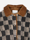 Bobo Choses Almost Moiré All Over Sherpa Jacket Damen Teddyjacke beige braun