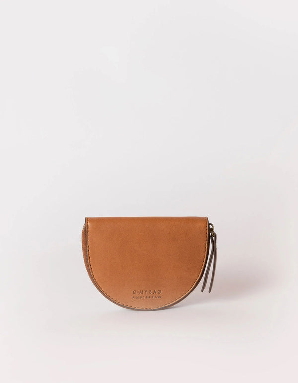 O My Bag Laura Coin Purse Classic Black Apfel Leder Münz-Portemonnaie unisex
