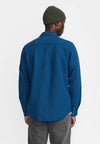 Revolution Casual Shirt Darkblue Langarmhemd Herren blau