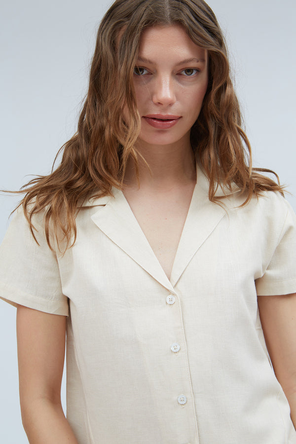 Suite 13 Sangha Blouse Damen Shirt Bluse tapioca beige