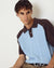Obey Skyway Multi Abel Polo Sweater Shirt Herren blau