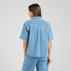 Dedicated Stensvik Denim Shirt Light Blue unisex Bluse indigo