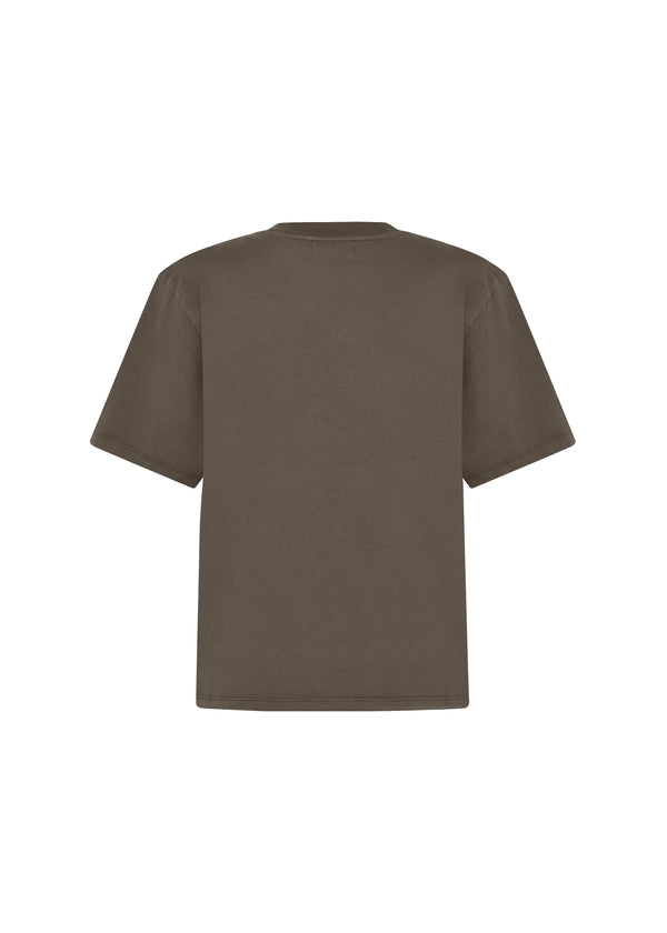 Klitmøller Uma Mock Tee Damen T-Shirt taupe