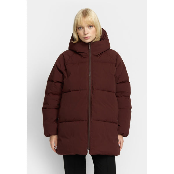 Selfhood Oversize Puffer Jacke Damen braun