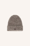 By-Bar Logo Norton Beanie Dark Biscuit unisex Wollmütze beige