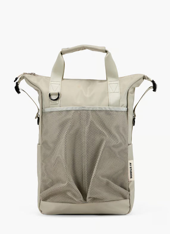 AY Studios Backpack Dusty Green Unisex Rucksack Wasserabweisend beige